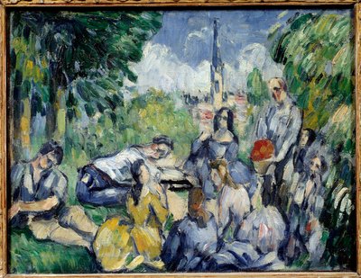 Śniadanie na trawie Obraz Paula Cezanne