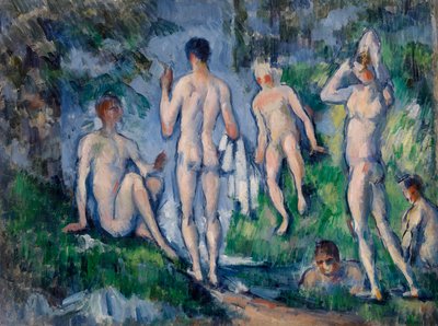 Grupa Kąpiących się autorstwa Paul Cézanne
