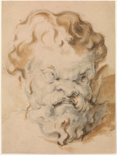 Szef Silenusa autorstwa Paul Cézanne