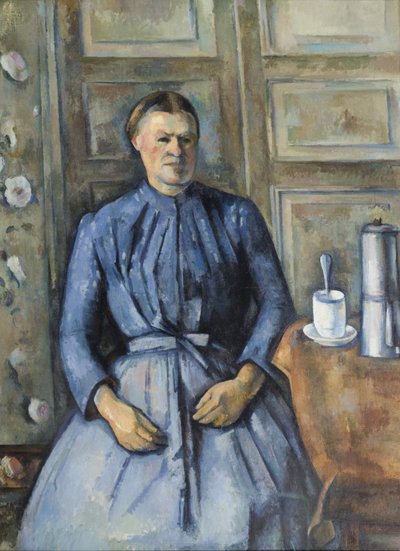 Kobieta z dzbankiem do kawy autorstwa Paul Cézanne