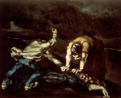 Zabójstwo autorstwa Paul Cézanne
