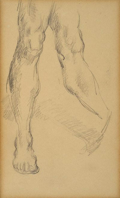 Badanie nóg. Rysunek Paula Cezanne