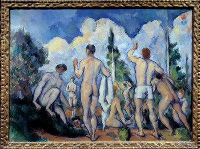 Les bathers Obraz Paula Cezanne