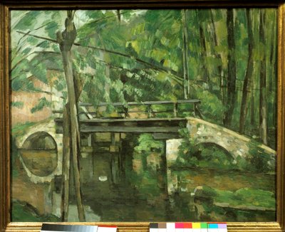 Maincy Bridge lub „Mennecy Bridge”. Obraz Paula Cezanne