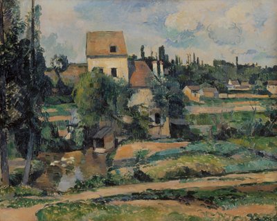 Młyn na Wężu w Pontoise autorstwa Paul Cézanne