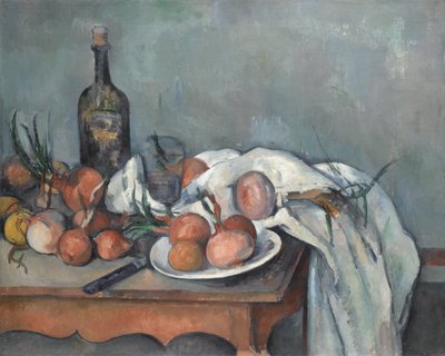 Martwa natura z cebulami autorstwa Paul Cézanne