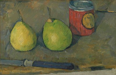 Gruszki i nóż autorstwa Paul Cézanne
