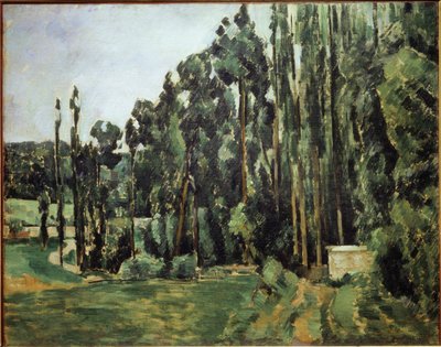 Topole - olej na płótnie autorstwa Paul Cézanne