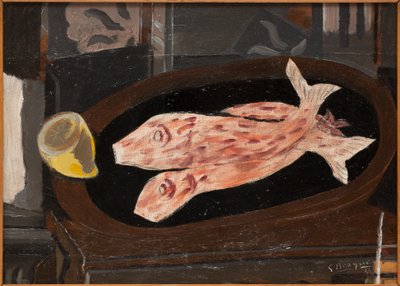 Czerwona Mullet autorstwa Paul Cézanne