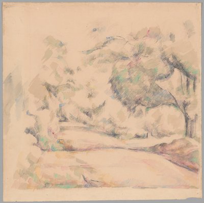 Droga w Prowansji autorstwa Paul Cézanne