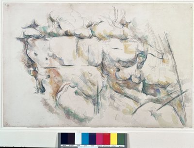 Skały do ​​Chateau Noir (Chateau-Noir). Obraz Paula Cezanne