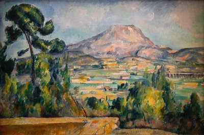 Sainte-Victoire Mountain 1890 (olej na płótnie) autorstwa Paul Cézanne