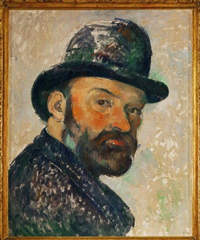 Autoportret w meloniku autorstwa Paul Cézanne