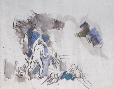 Szkic kąpiących się autorstwa Paul Cézanne