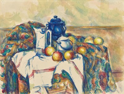 Martwa natura z niebieskim naczyniem autorstwa Paul Cézanne