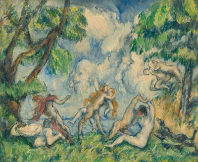 Bitwa o miłość autorstwa Paul Cézanne