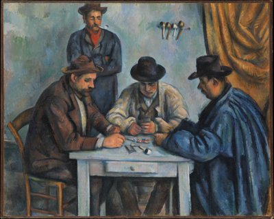 Gracze w karty autorstwa Paul Cézanne