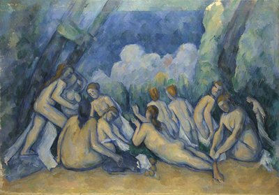 Duzi kąpiący się, ok. 1900-05 (olej na płótnie) autorstwa Paul Cézanne