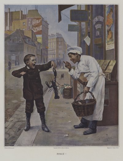 Pince! (Ugryziony!) autorstwa Paul Charles Chocarne Moreau