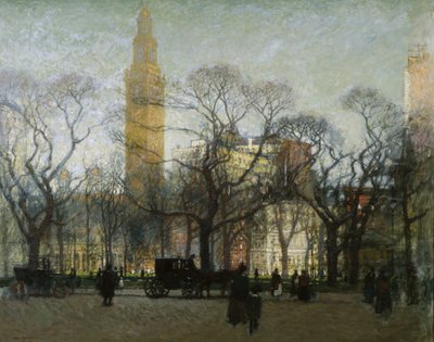 Popołudniowy plac Madison autorstwa Paul Cornoyer