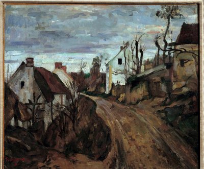 Wiejska droga do Auvers-sur-Oise (Auvers sur Oise) Obraz Paula Cezanne