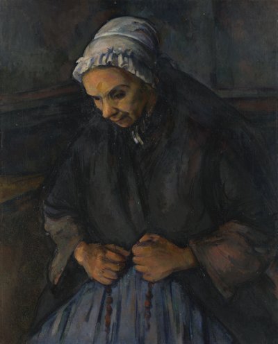 Stara kobieta z różańcem, ok. 1930 r. 1895 autorstwa Paul Cézanne