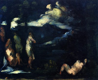 Kąpiący się autorstwa Paul Cézanne