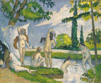 Kąpiących się, 1874-75. autorstwa Paul Cézanne