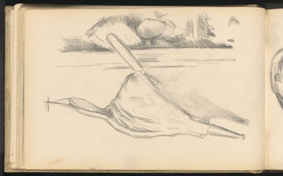 Mieszek przed kominkiem autorstwa Paul Cézanne