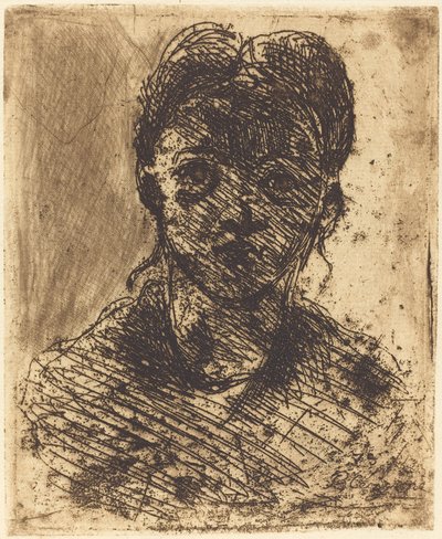 Popiersie dziewczyny, 1873. autorstwa Paul Cézanne