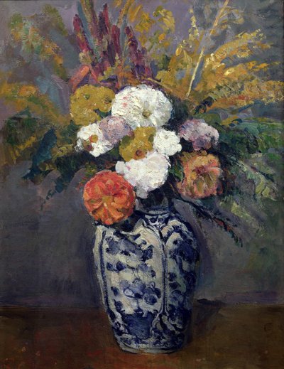 Dalie, ok.1873 autorstwa Paul Cézanne
