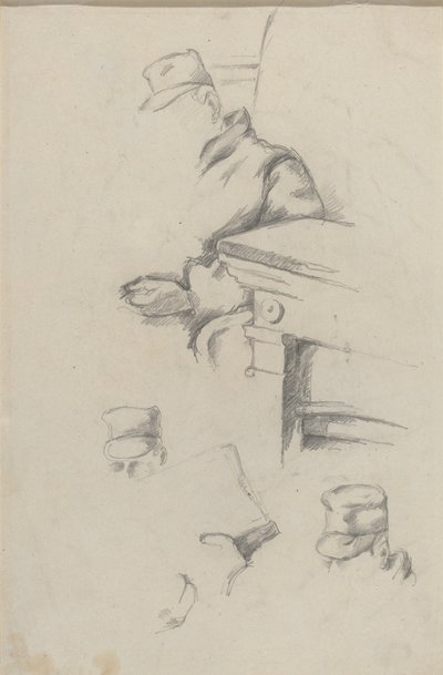 Ojciec Artysty [verso] autorstwa Paul Cézanne