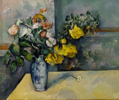 Kwiaty w wazonie autorstwa Paul Cézanne