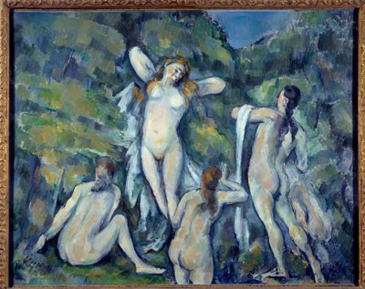 Obraz czterech kąpiących się Paula Cezanne
