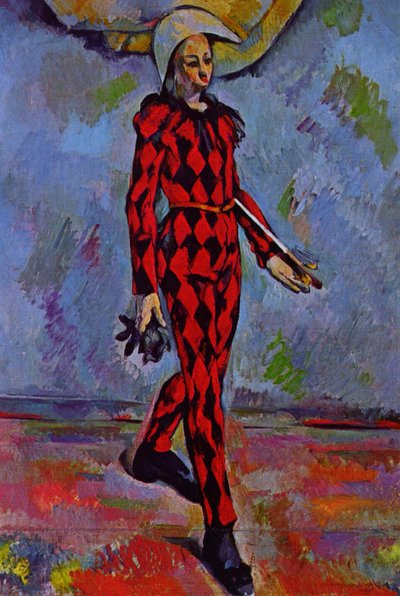 Francuski: Arlequin Harlequin autorstwa Paul Cézanne