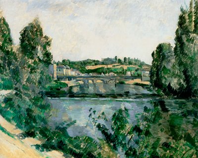 francuski: Le Pont et le déversoir à Pontoise Most i zapora w Pontoise (Le Pont et le déversoir à Pontoise) autorstwa Paul Cézanne