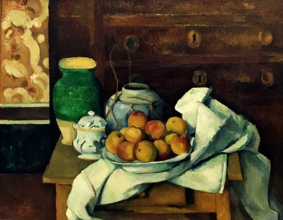 Francuski:  Nature morte à la commode Martwa natura z komodą autorstwa Paul Cézanne