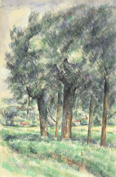 Grupa drzew, 1877-80 autorstwa Paul Cézanne