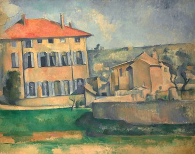 Dom w Aix, 1885-1887 autorstwa Paul Cézanne