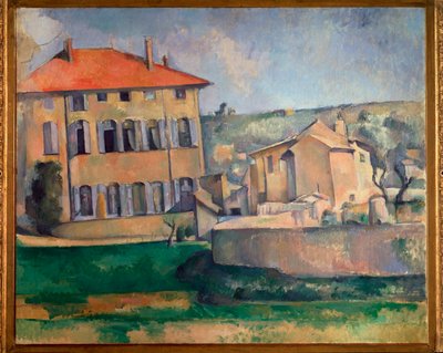 Jas de Bouffan (olej na płótnie) autorstwa Paul Cézanne