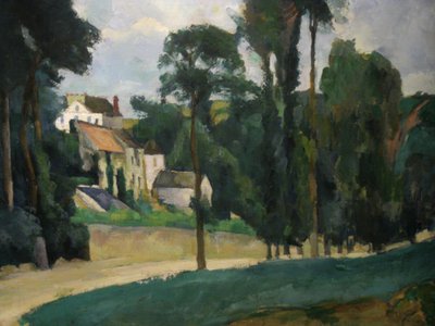 Route de Pontoise autorstwa Paul Cézanne