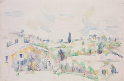 Krajobraz w Prowansji autorstwa Paul Cézanne