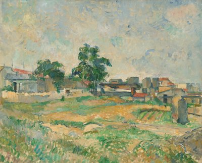 Krajobraz pod Paryżem autorstwa Paul Cézanne