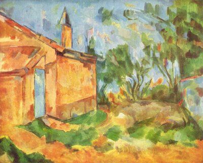 Le Cabanon de Jourdan autorstwa Paul Cézanne