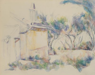 Cabanon de Jourdan autorstwa Paul Cézanne