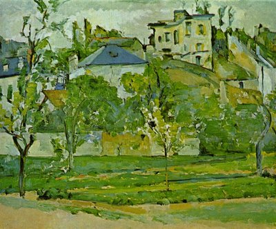 Le Jardin de Maubuisson, Pontoise autorstwa Paul Cézanne