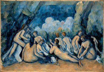 Wielcy kąpiący się autorstwa Paul Cézanne