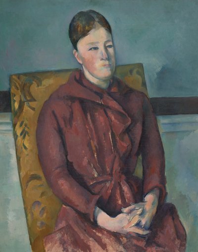 Madame Cezanne w żółtym fotelu autorstwa Paul Cézanne