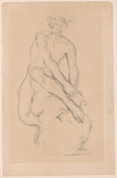 Merkury (po Pigalle) autorstwa Paul Cézanne