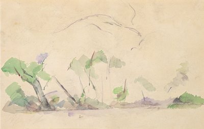 Mont Sainte-Victoire (toaleta na papierze) autorstwa Paul Cézanne